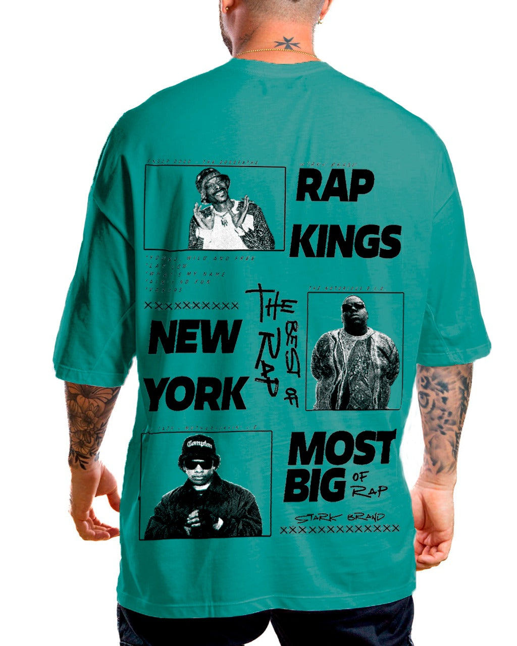 Oversize Verde Jade Rap Kings