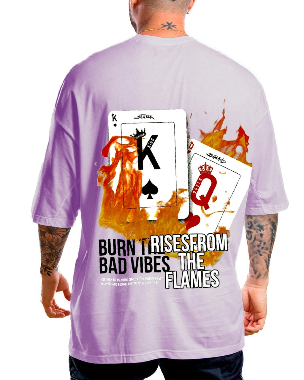 Oversize Lila Kings Flames