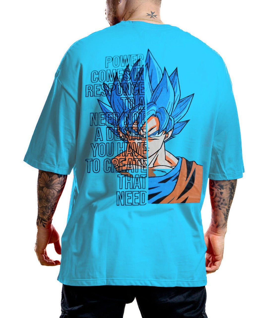 Oversize azul DBZ power