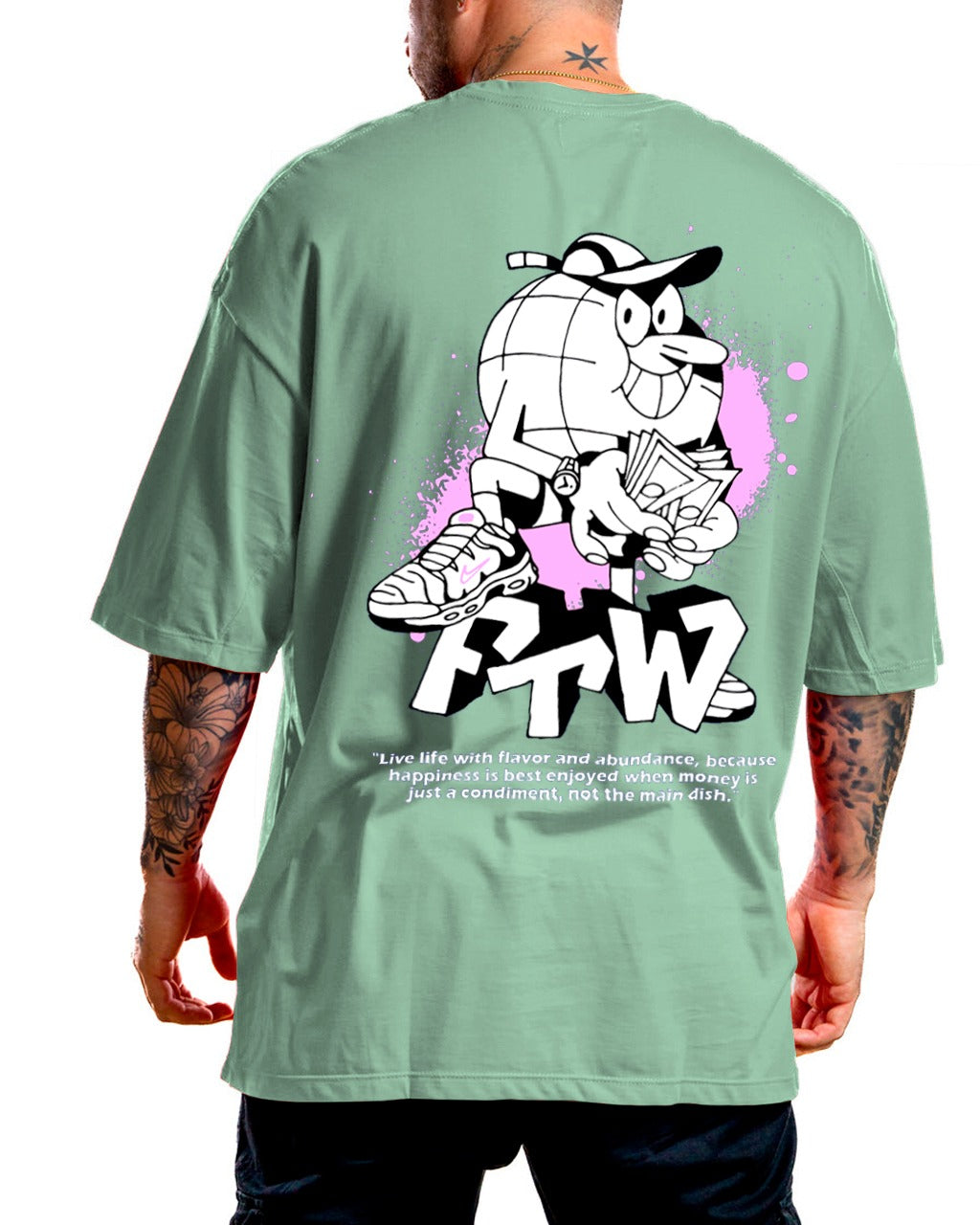 Oversize Verde Seco world Alto Gramaje