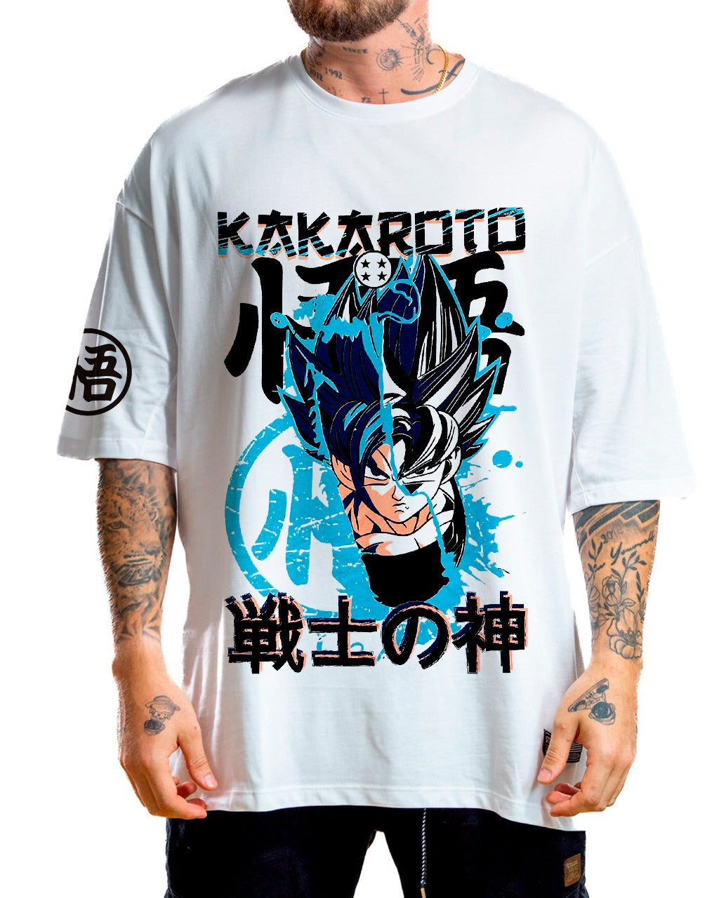 Oversize Blanca Kakaroto Blue