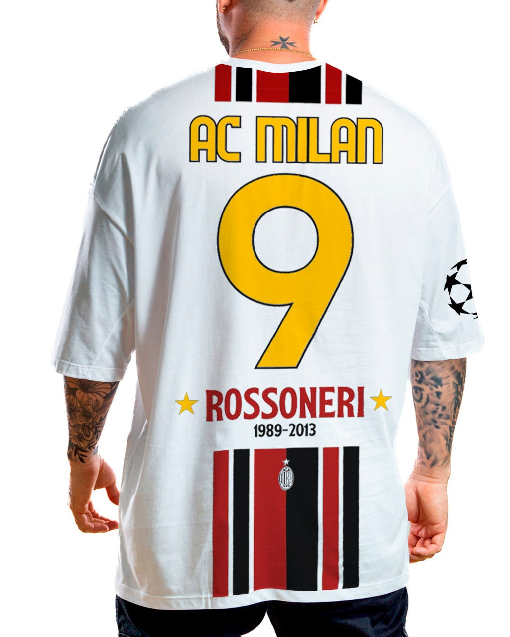 Oversize Blanca Milan Associazione Calcio