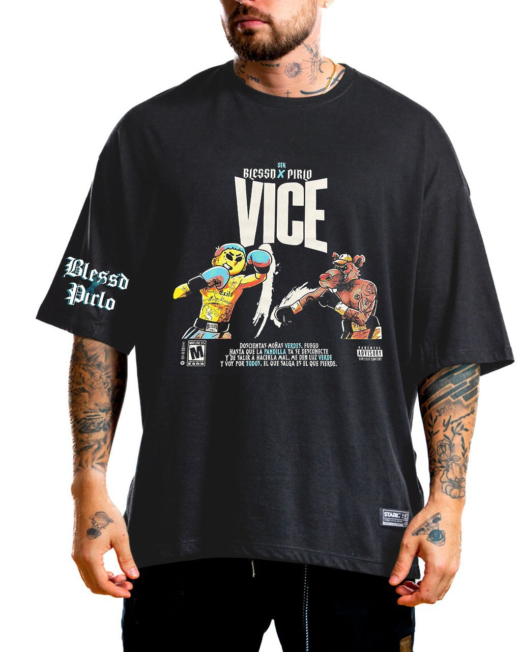 Oversize Azul Hierro Vice