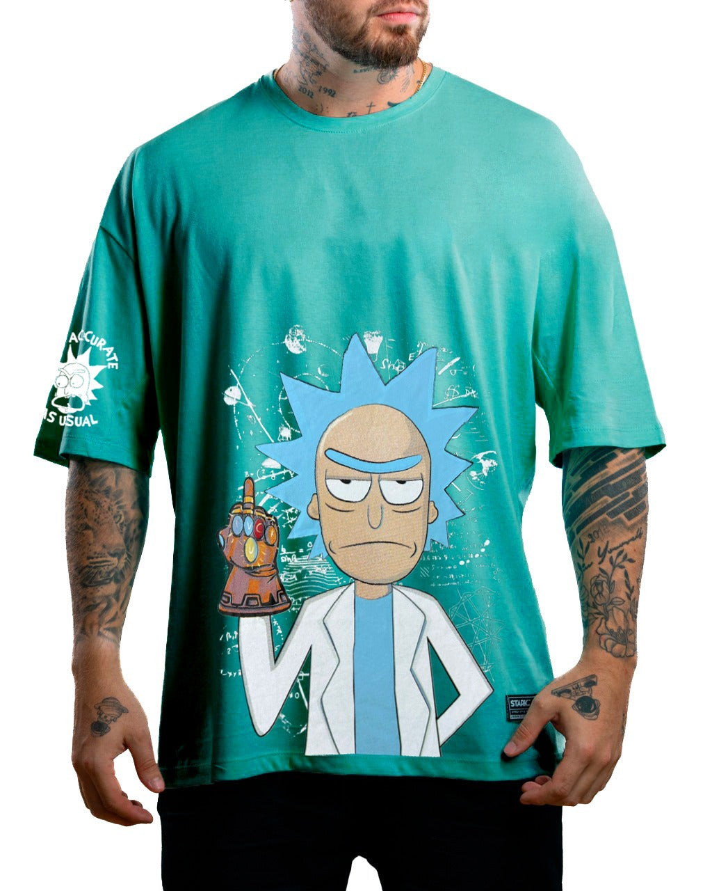 Oversize Verde Jade Rick Universe