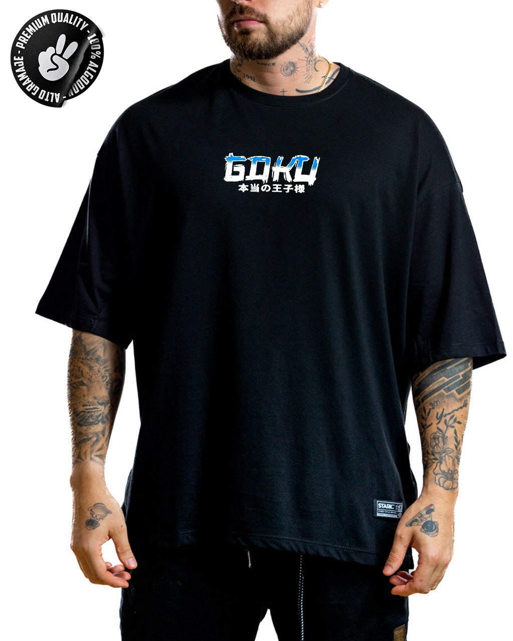 Oversize Negra GOKU Alto Gramaje