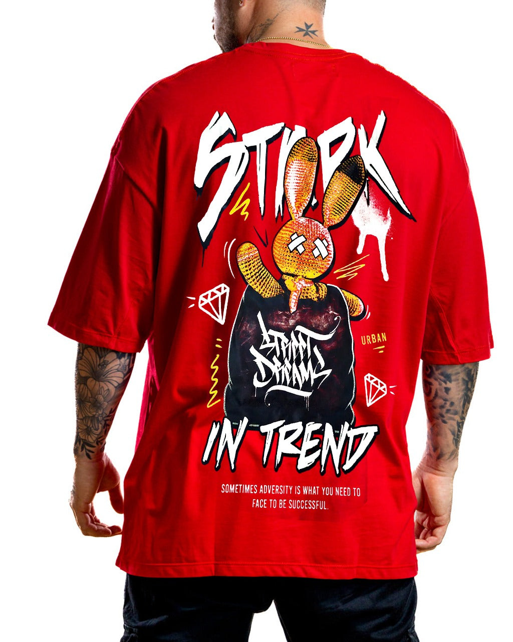 Oversize Rojo Persistence Alto Gramaje