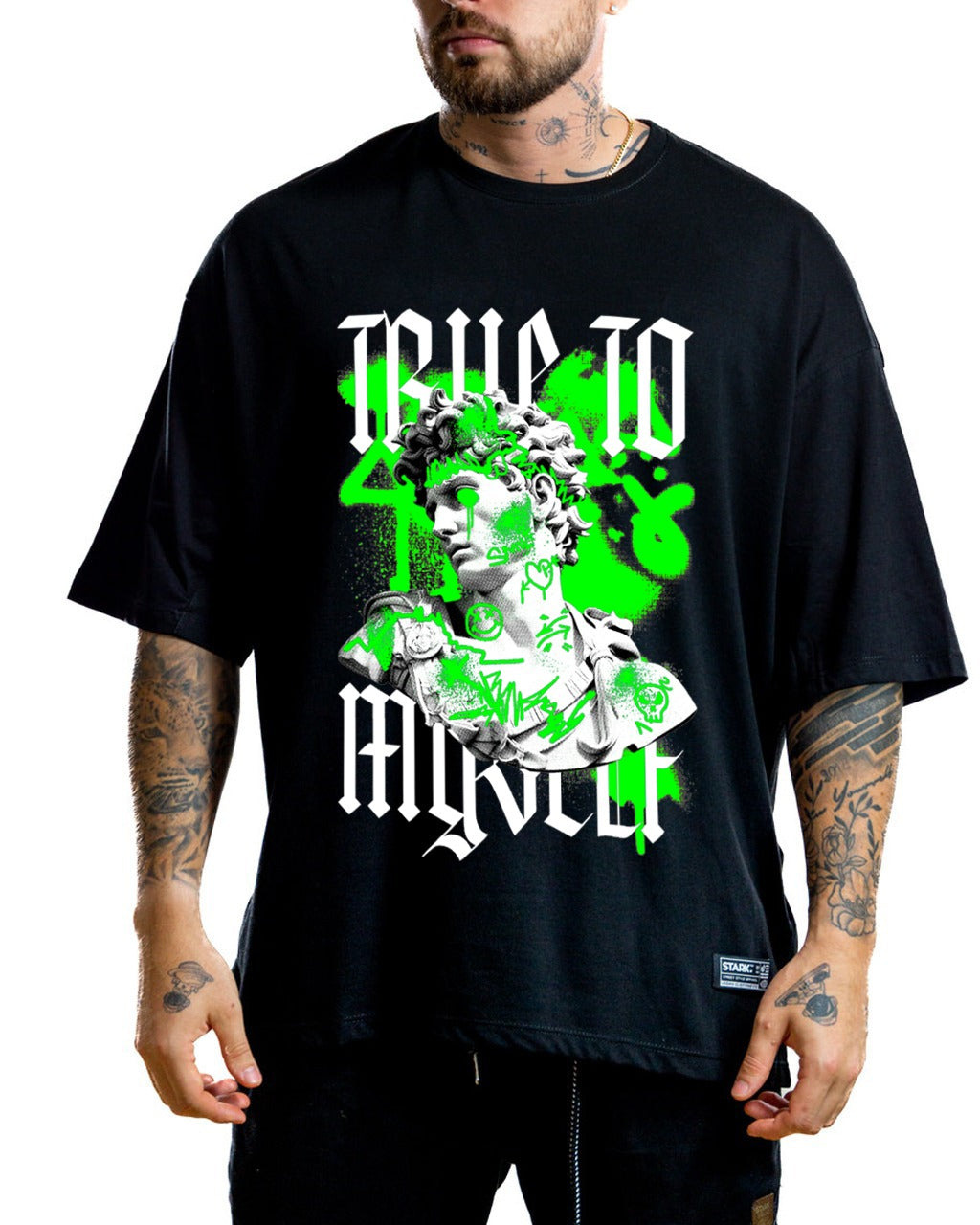 Oversize Negra Neon David