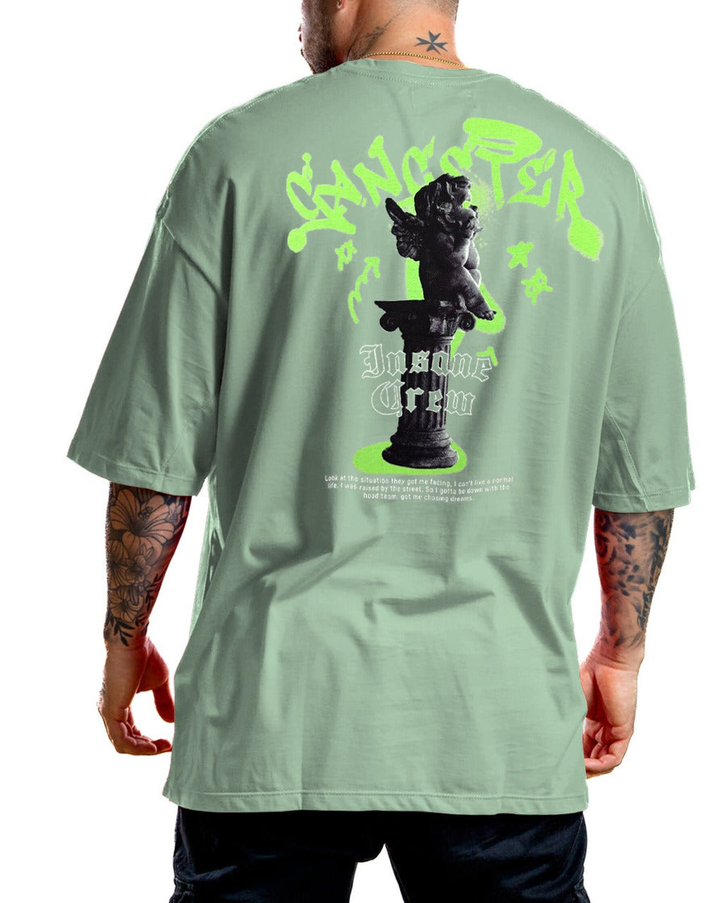 Oversize Verde Millo Ganster