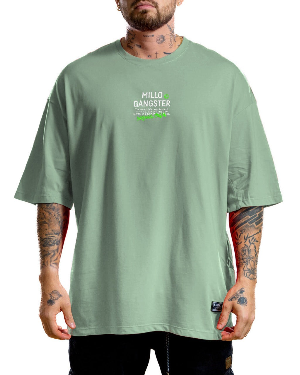 Oversize Verde Millo Ganster