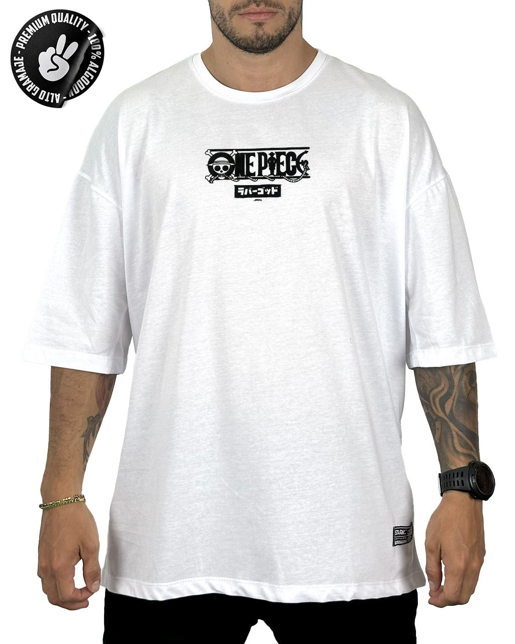 Oversize Blanca King One Piece Alto Gramaje