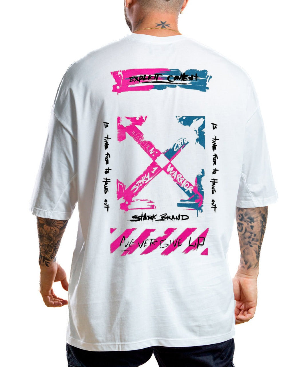 Oversize Blanca Explicit off white Alto Gramaje