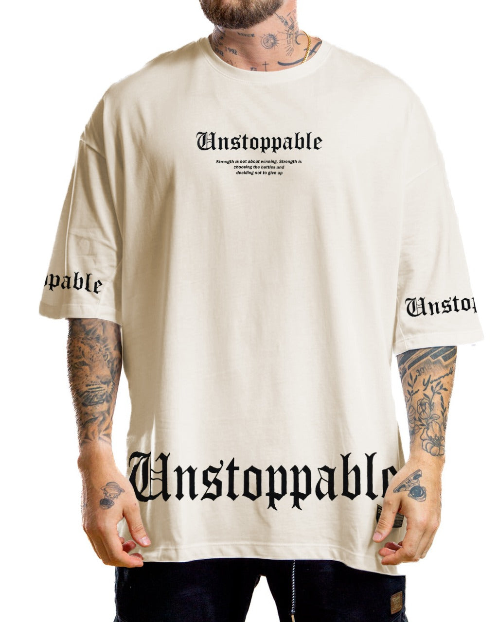 Oversize Beige Unstoppable