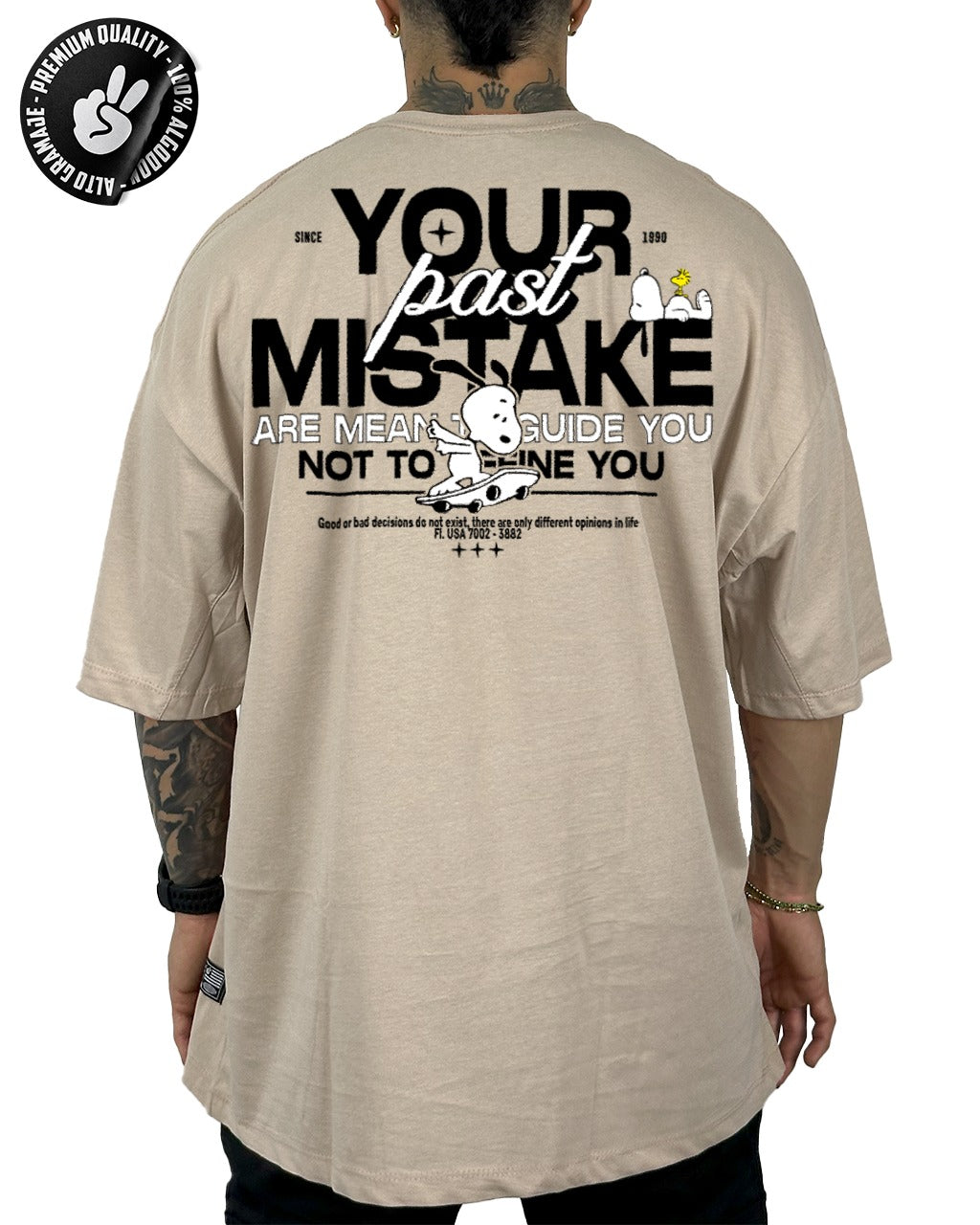 Oversize Beige Mistake Alto Gramaje