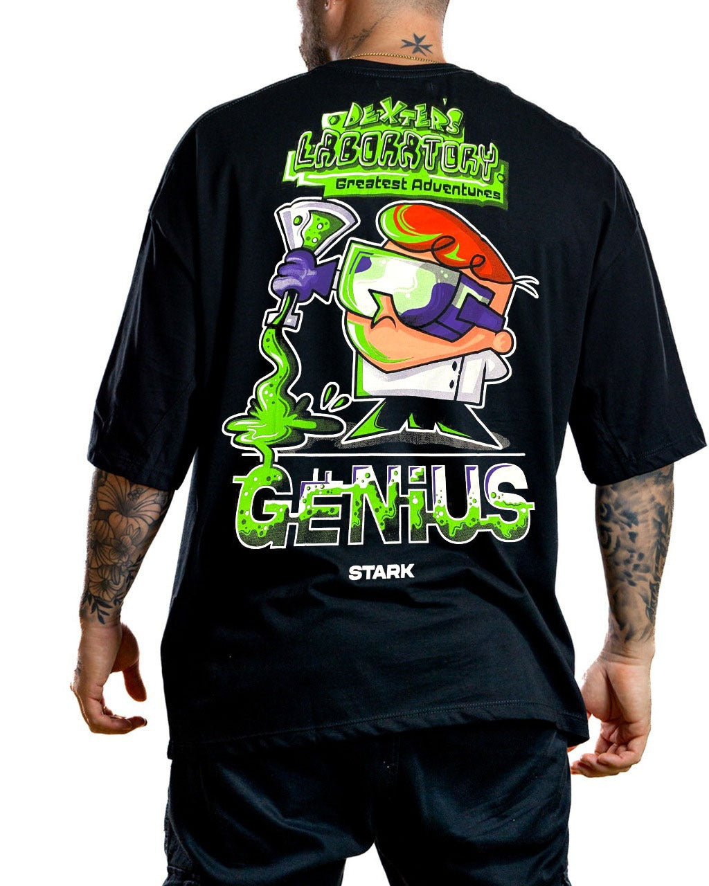 Oversize Negra Genius Alto Gramaje