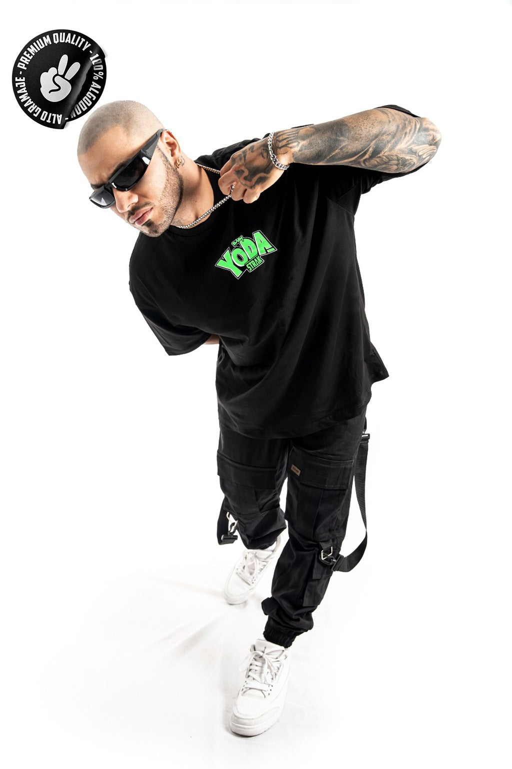 Oversize Negra Yoda Alto Gramaje