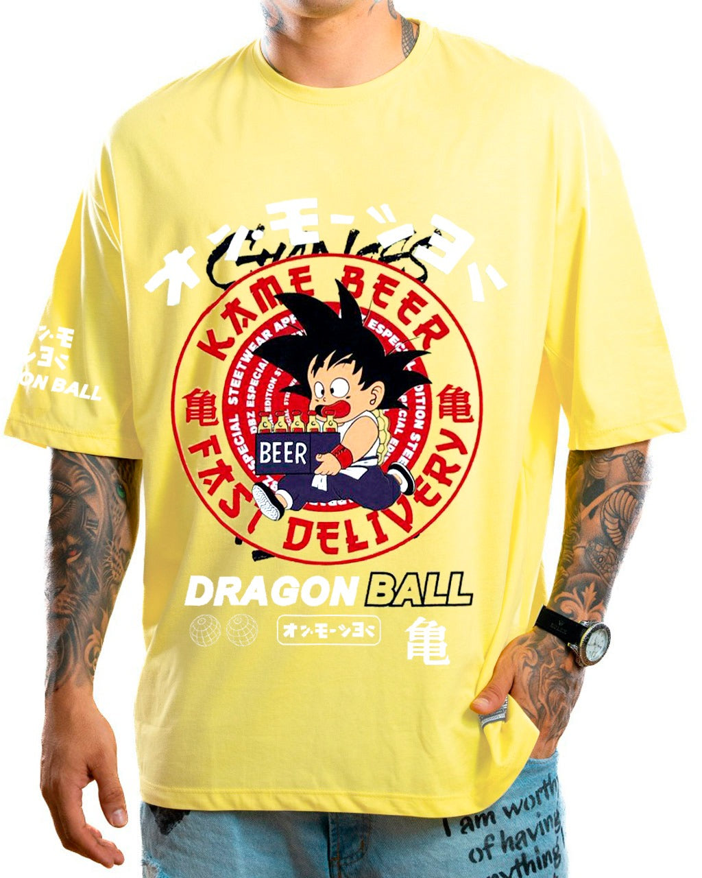Oversize Amarillo Son Goku