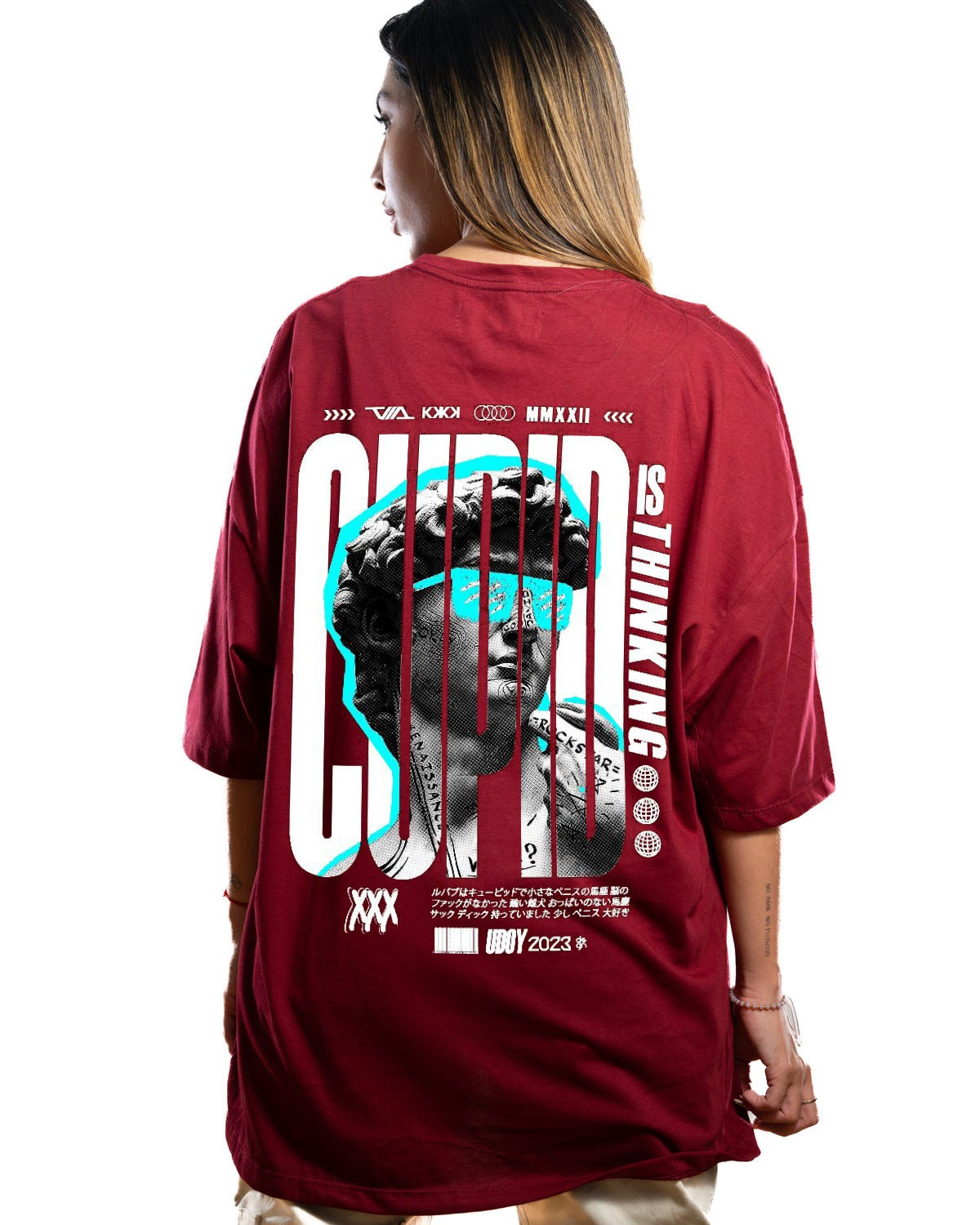 Oversize Vino Tinto David Thinking