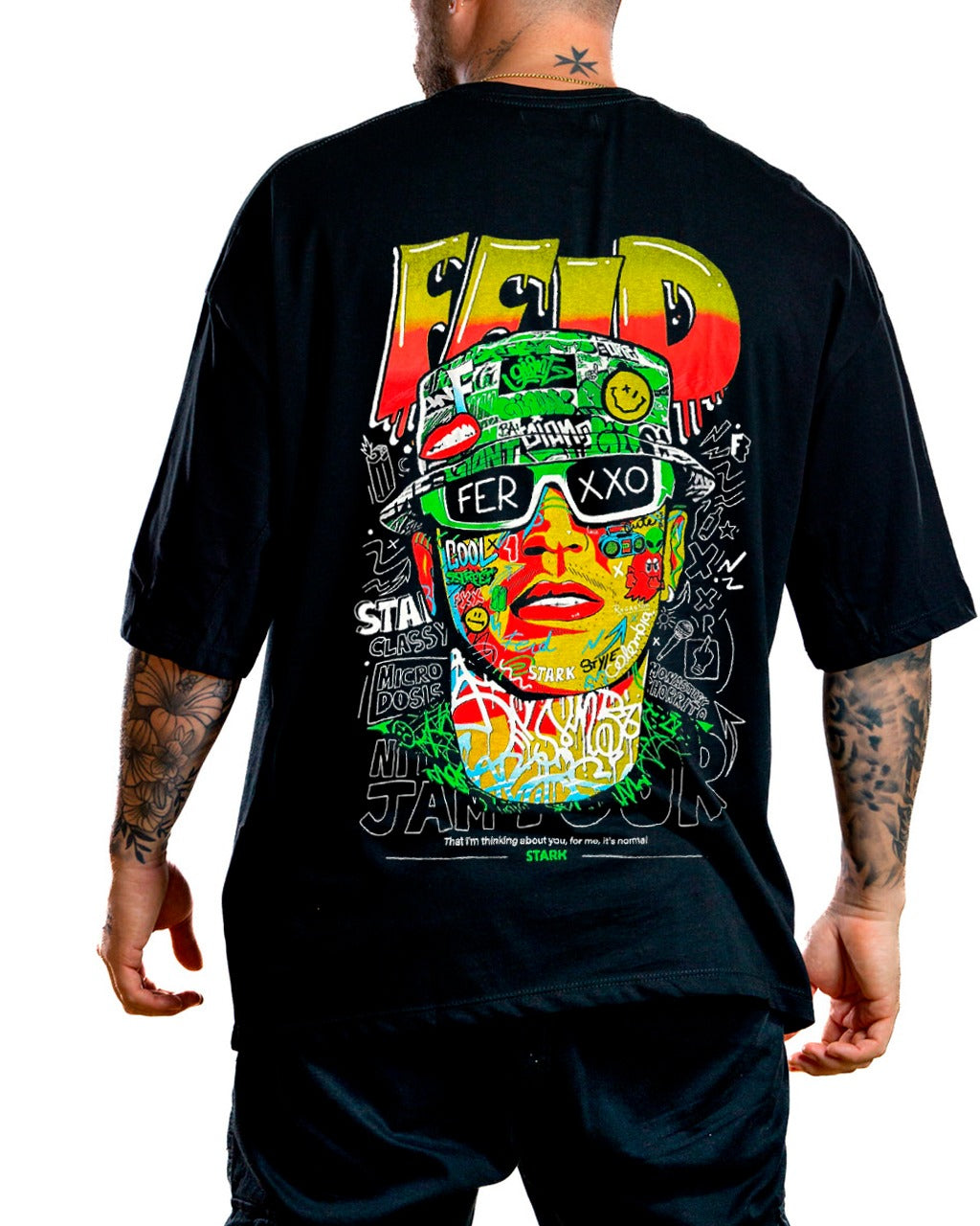 Oversize Negra Feid Classy