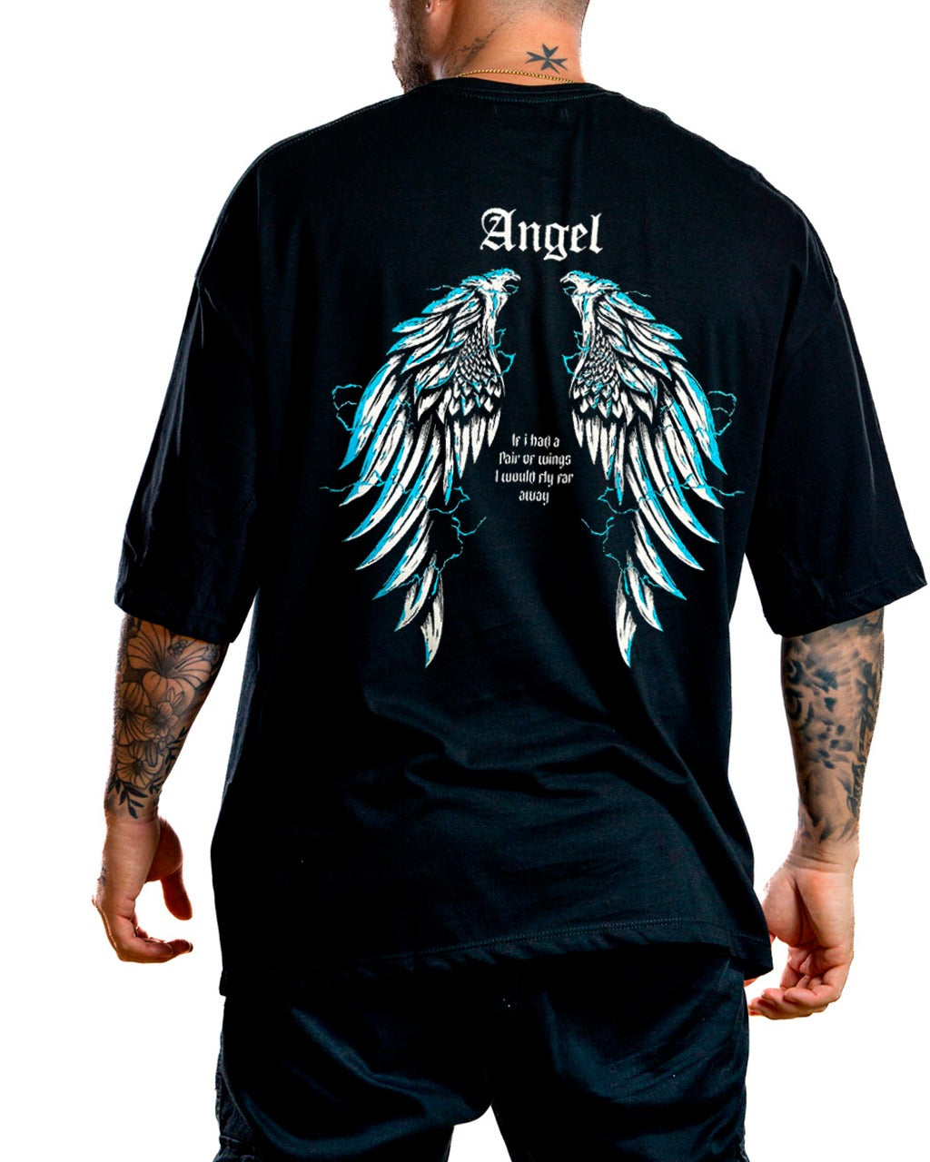 Oversize Negro Far Away