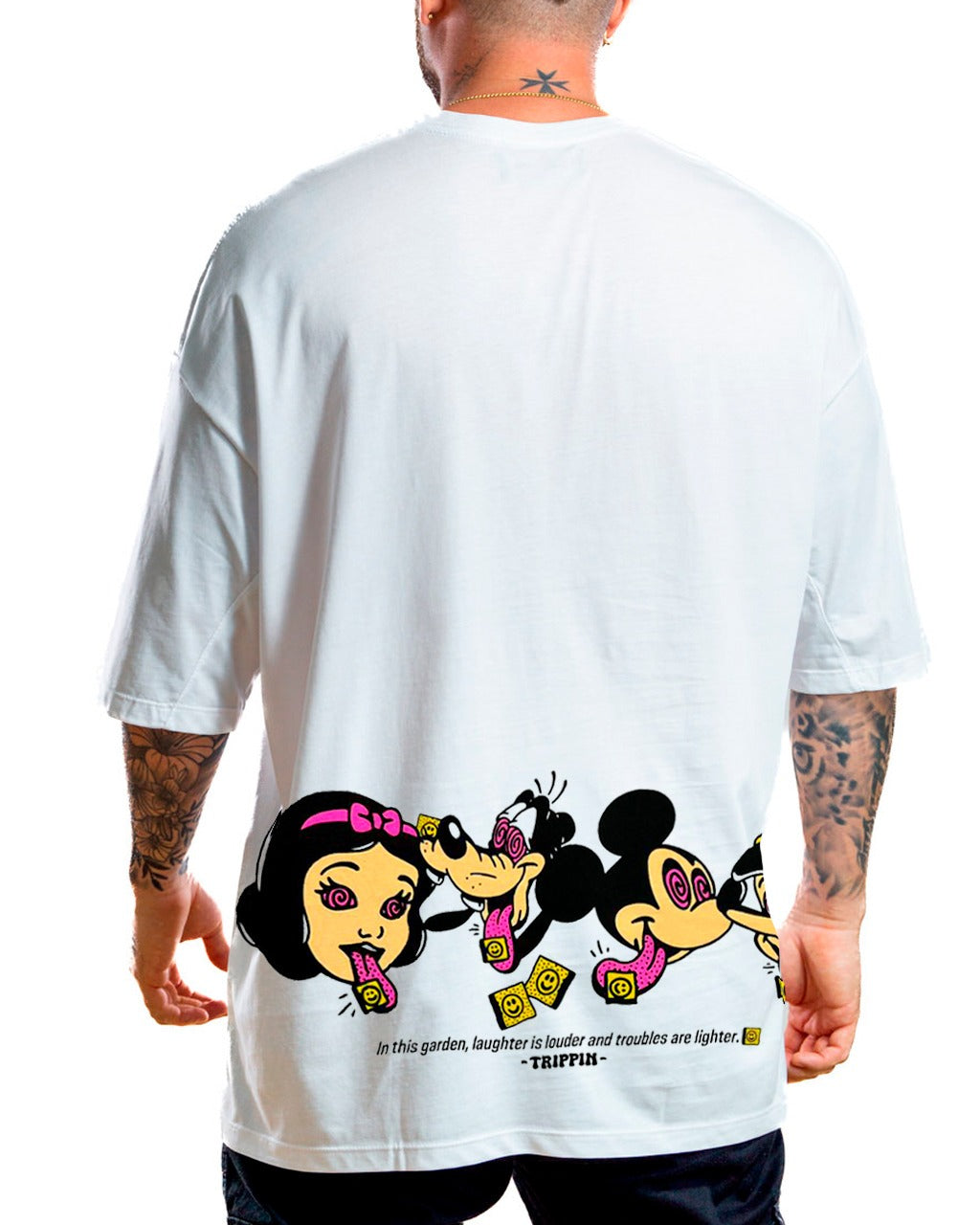 Oversize Blanco Happy Factory