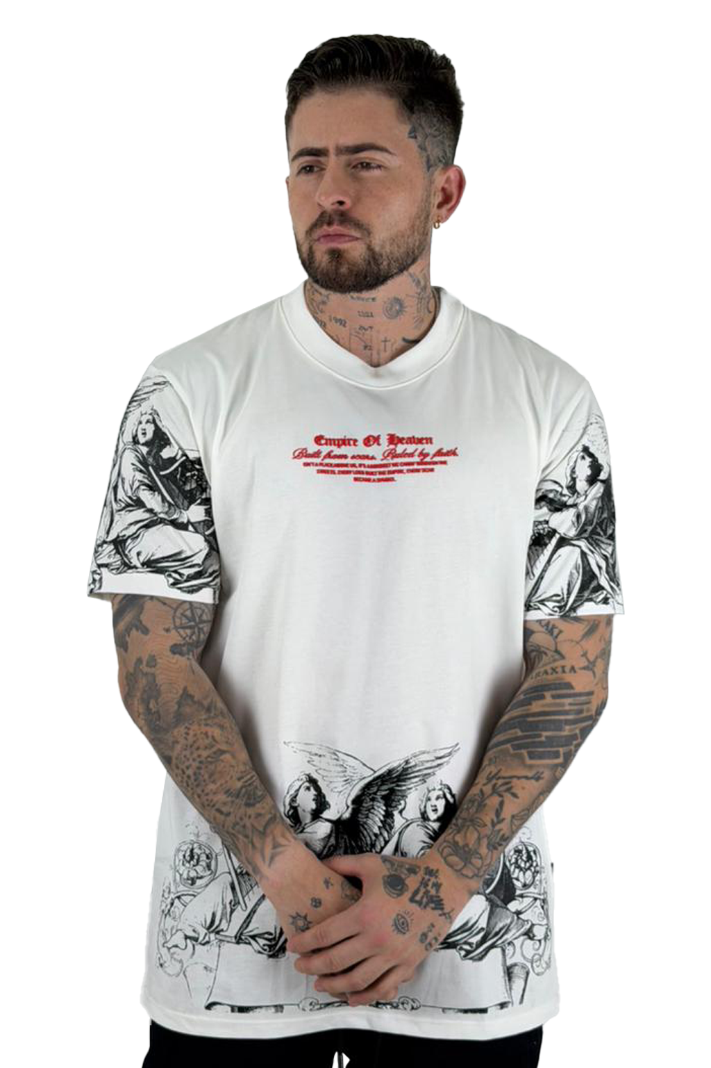 Camiseta Crudo Empire of Heaven alto gramaje