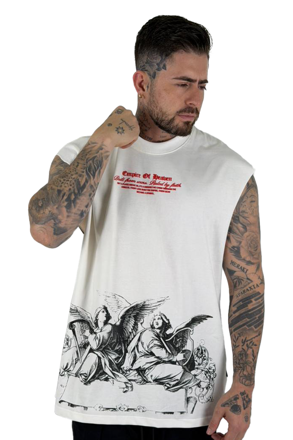 Camisilla Crudo Empire of Heaven alto gramaje