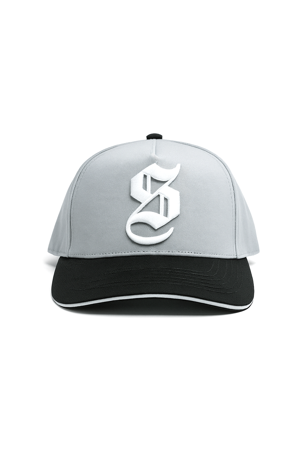 Gorra S Negra con Gris Deluxe