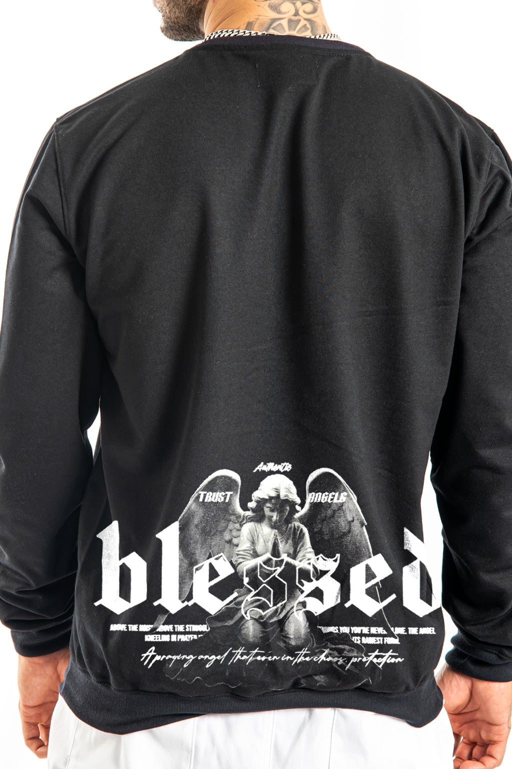 Buzo negro Blessed