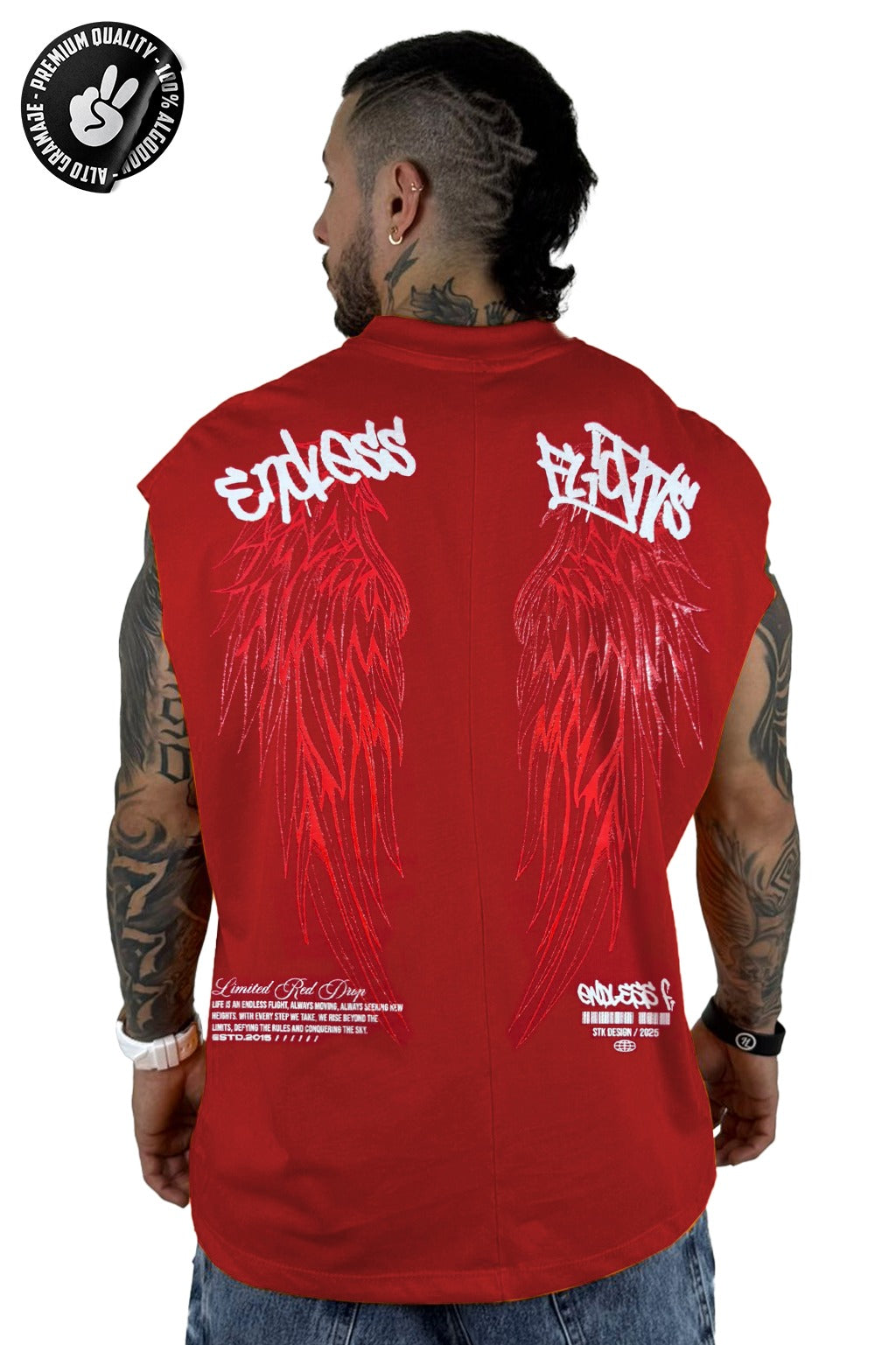 Camisilla Roja Alto Gramaje Endress