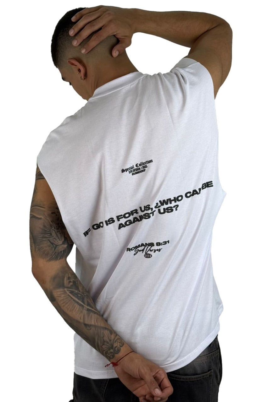 Camisilla Romans 8:31 Alto Gramaje