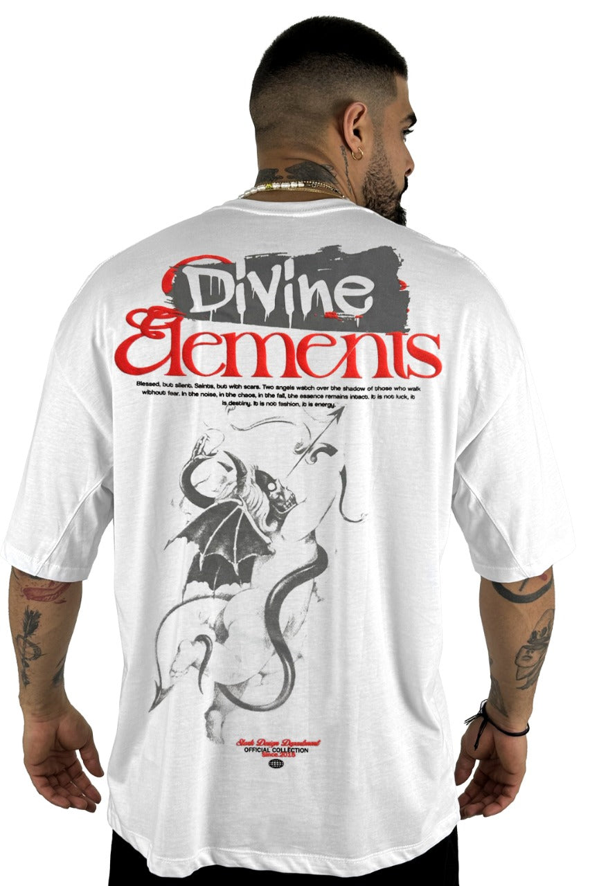 Oversize Blanca Divine Elements alto gramaje