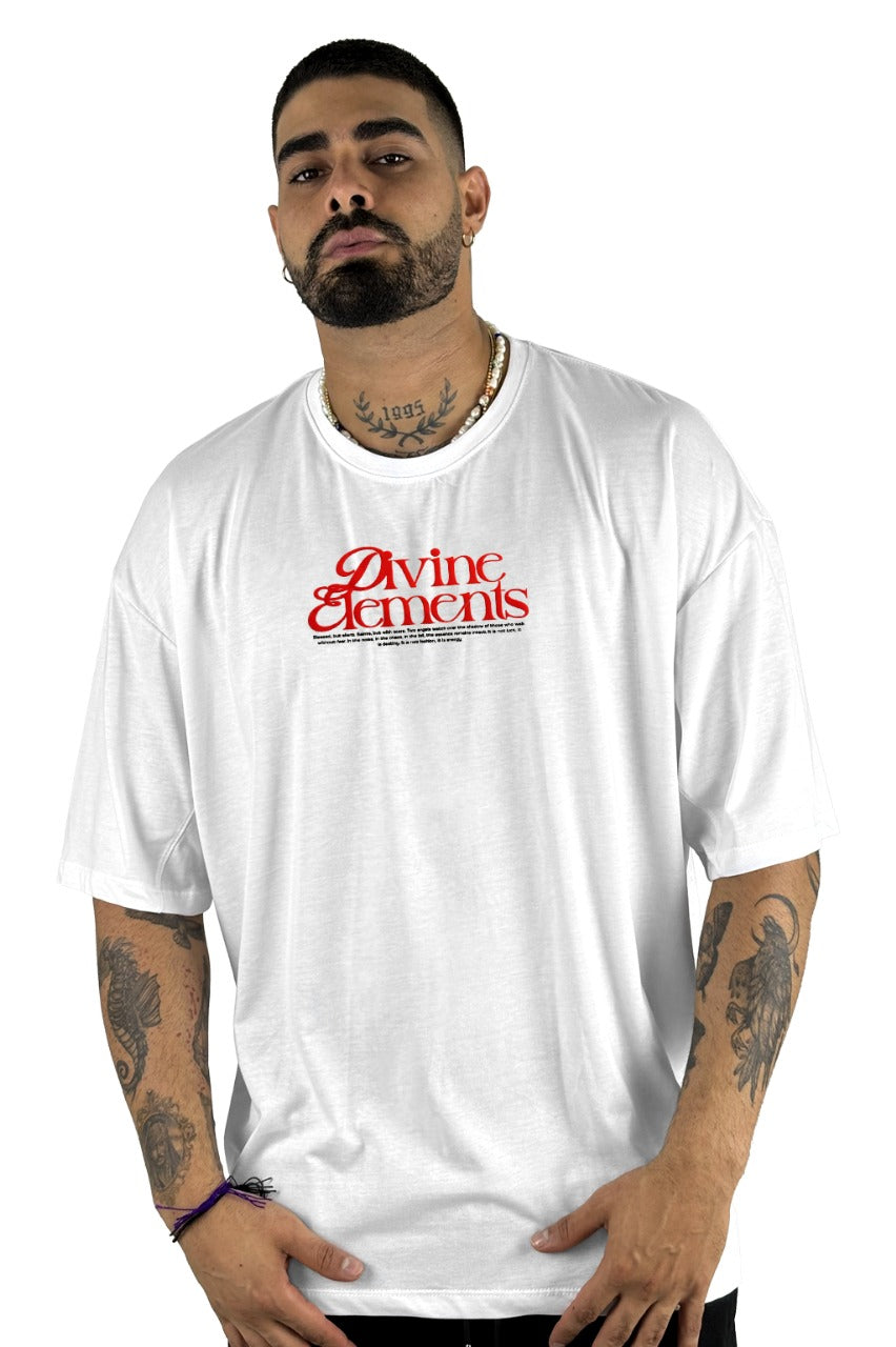 Oversize Blanca Divine Elements alto gramaje