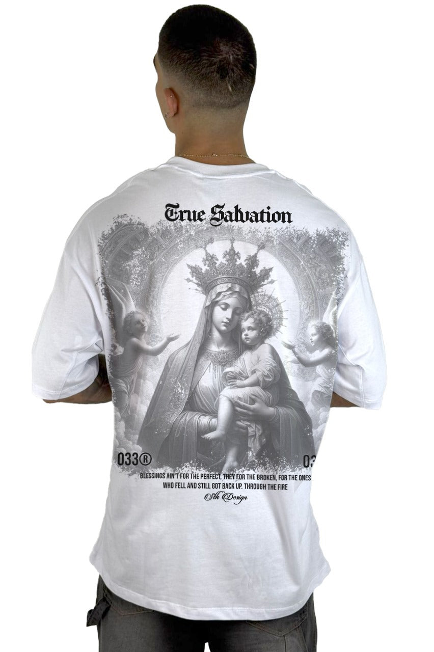 Oversize Blanca True Salvation Alto gramaje
