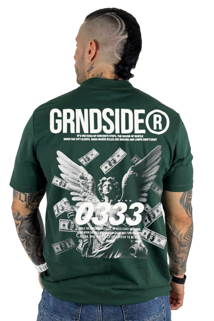 Camiseta Verde Grndside Alto Gramaje
