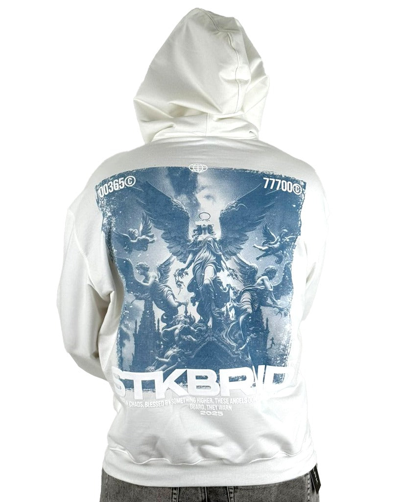 Buzo Crema capucha Stkbrnd