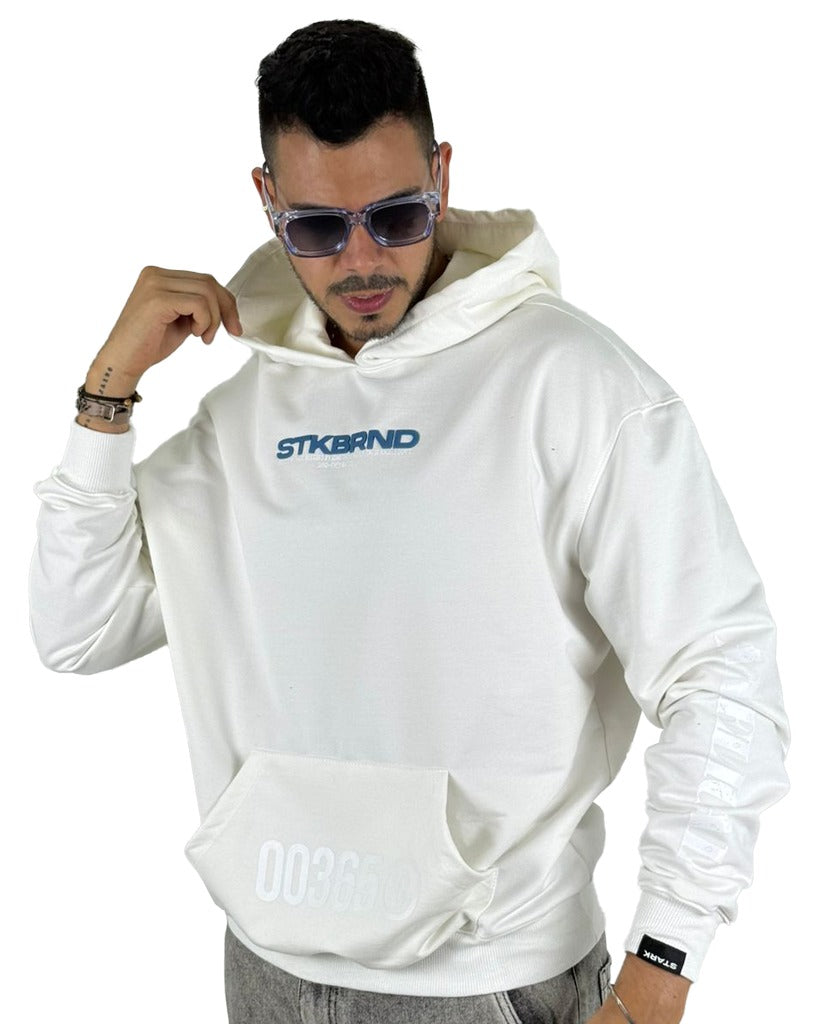 Buzo Crema capucha Stkbrnd