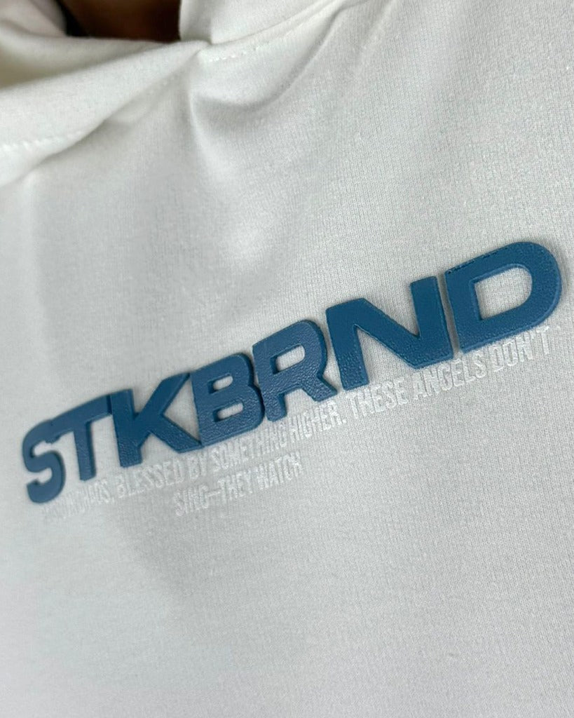 Buzo Crema capucha Stkbrnd