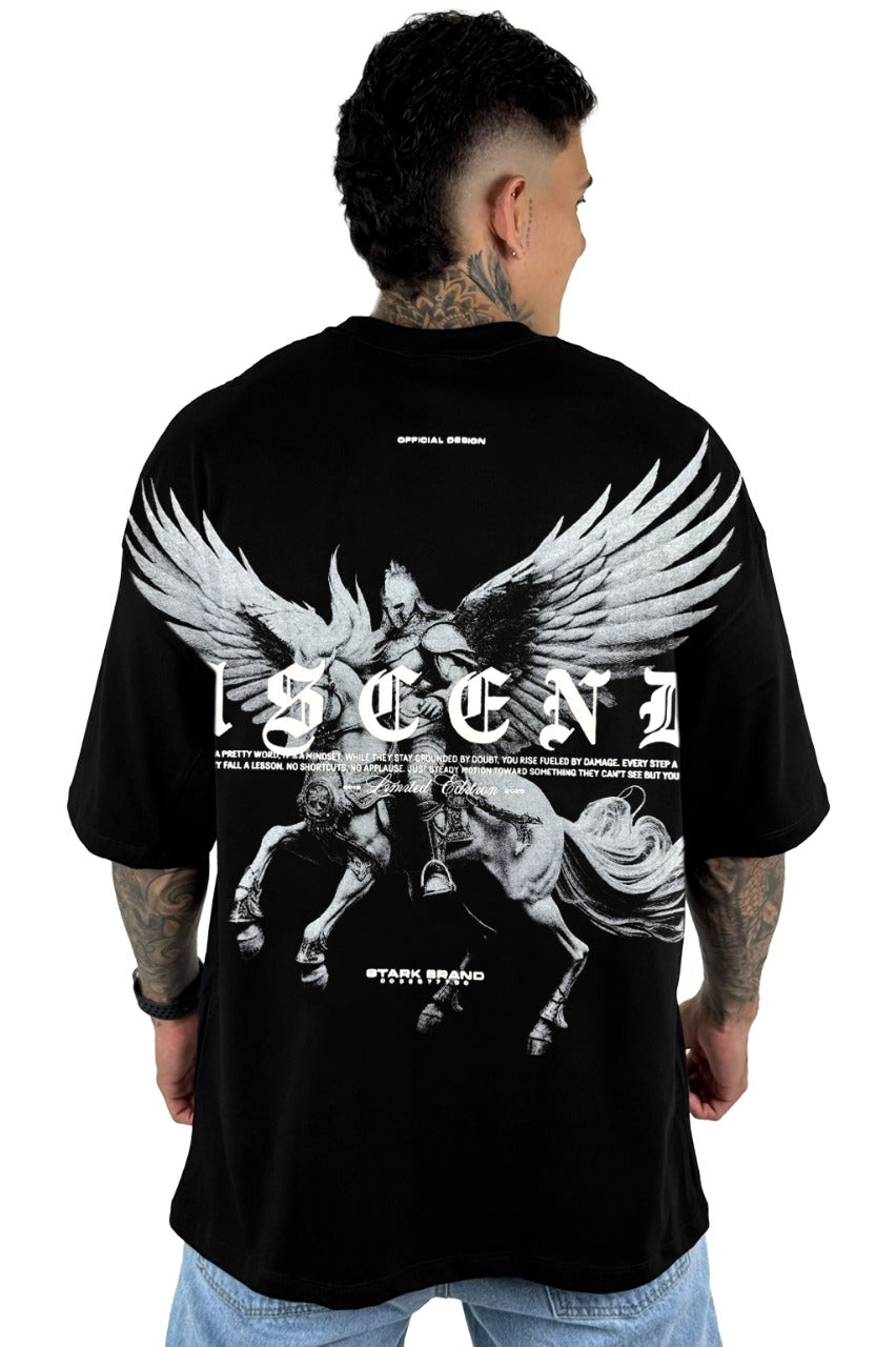 Oversize Negra Ascend Alto Gramaje