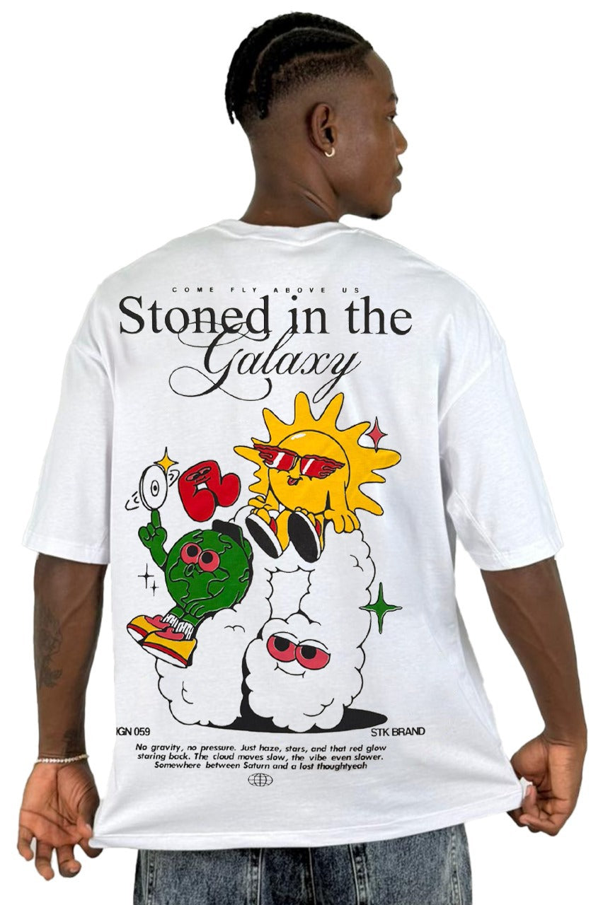 Oversize Blanca Stoned In The Galaxy Alto Gramaje