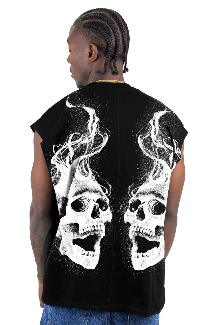 Camisilla Negra Advanced Alto Gramaje