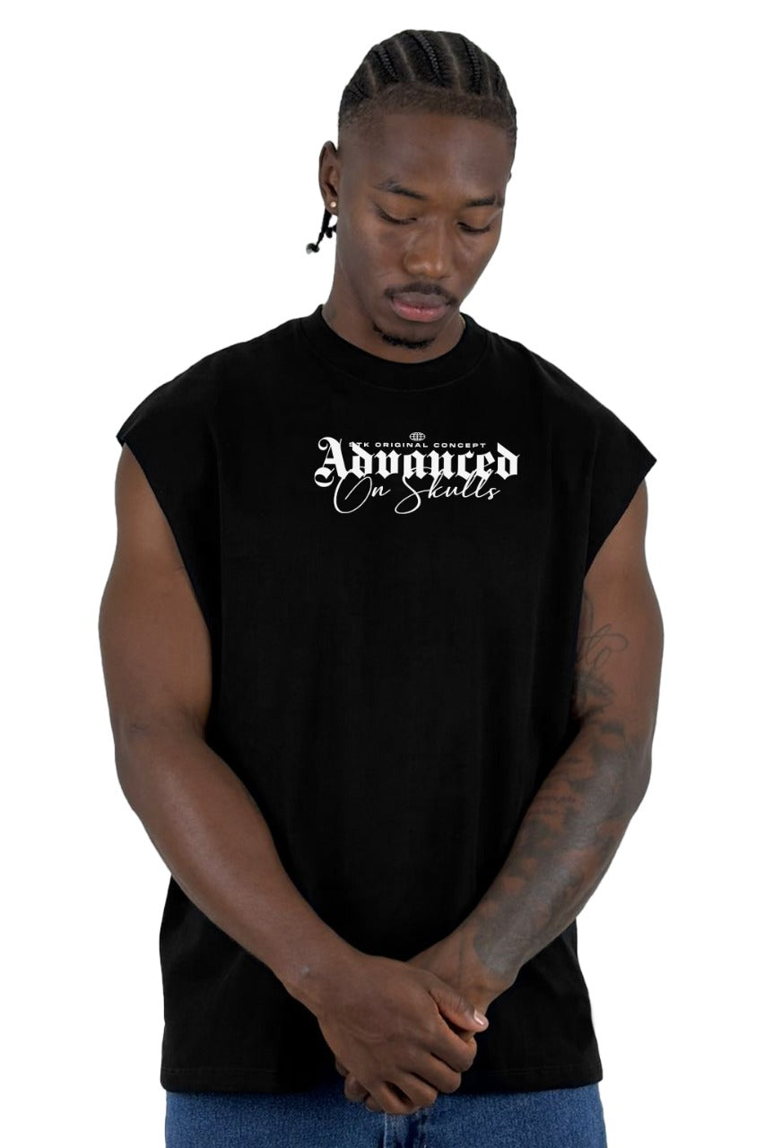 Camisilla Negra Advanced Alto Gramaje