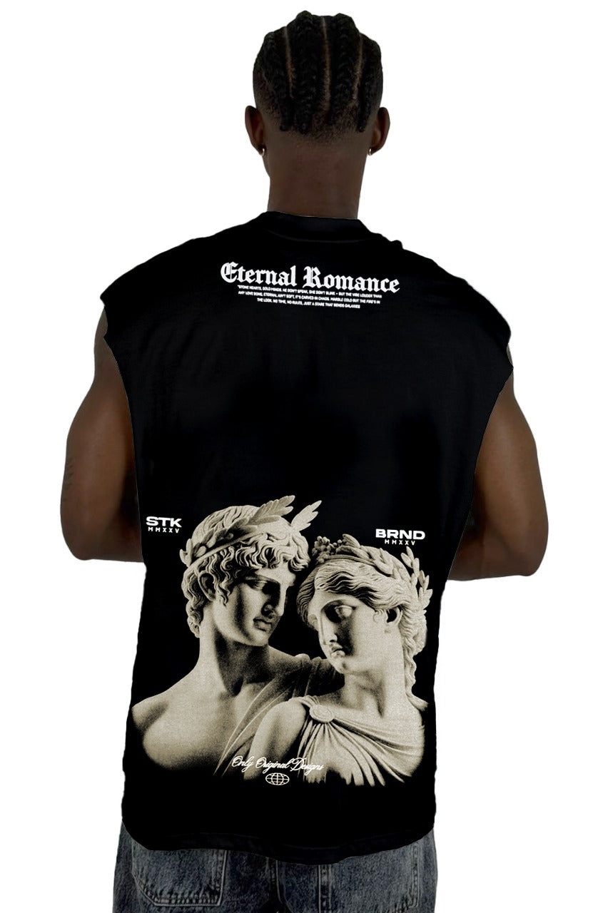 Camisilla Negra Eternal Romance Alto Gramaje