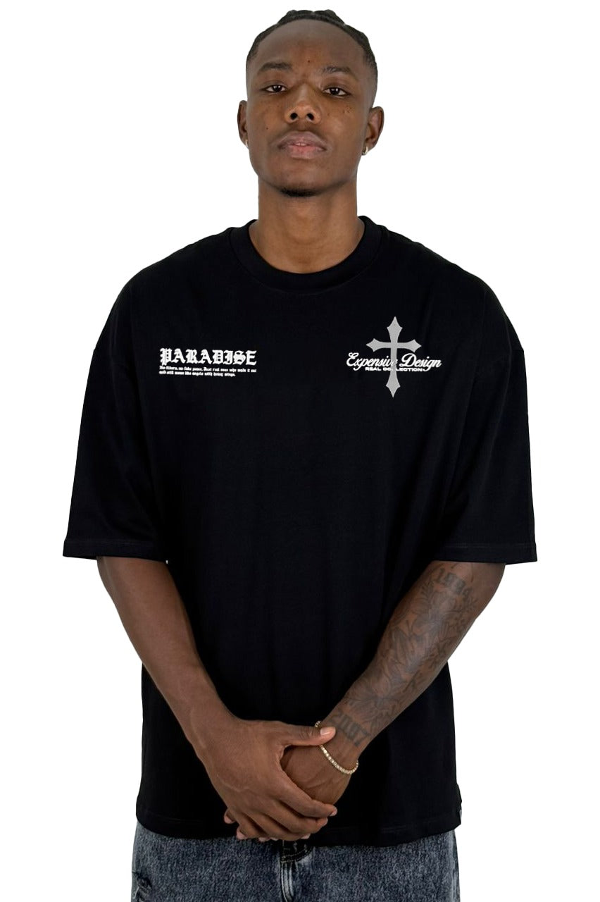 Oversize Negra Alas Paradise Alto Gramaje