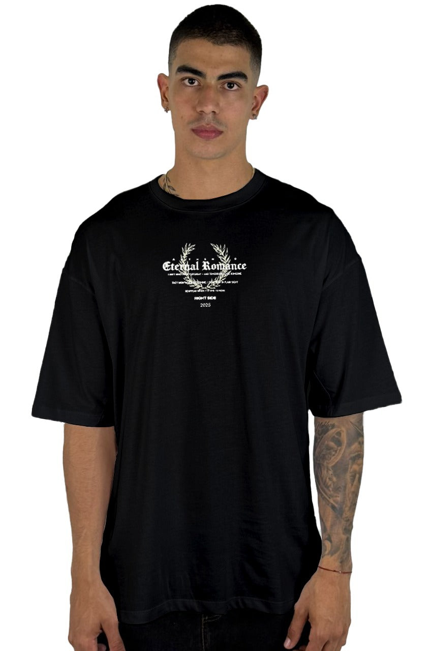 Oversize Negra Eternal Romance Alto Gramaje
