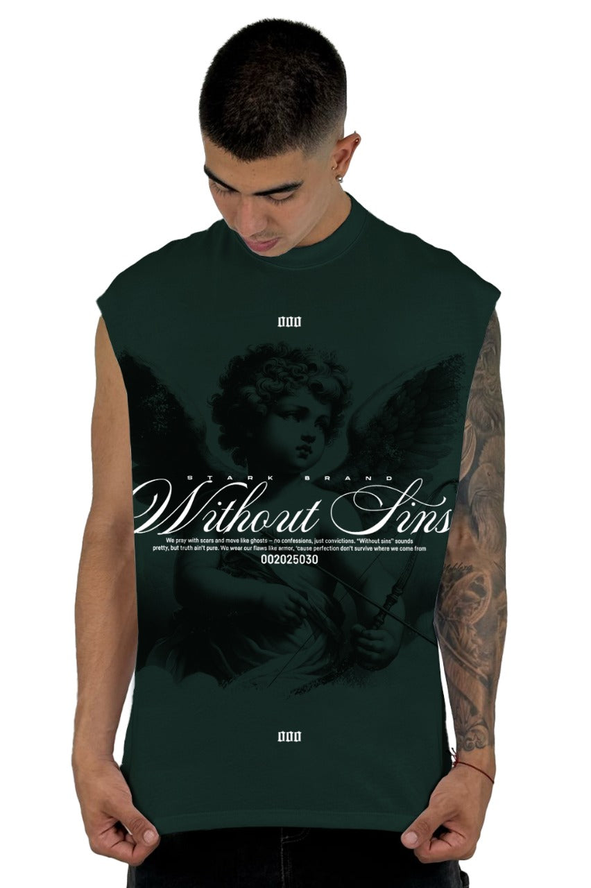 Camisilla Verde Without Sins Alto Gramaje