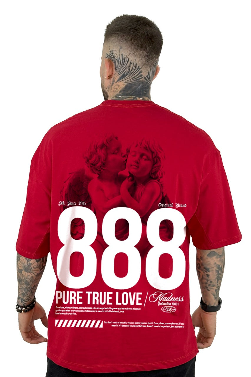 Oversize Roja 888 Pure True Love Alto Gramaje