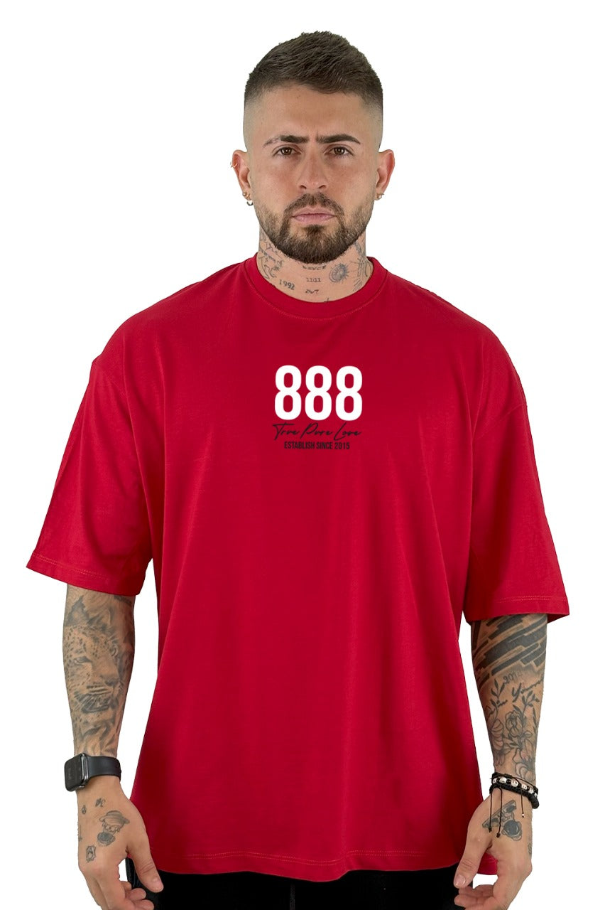 Oversize Roja 888 Pure True Love Alto Gramaje