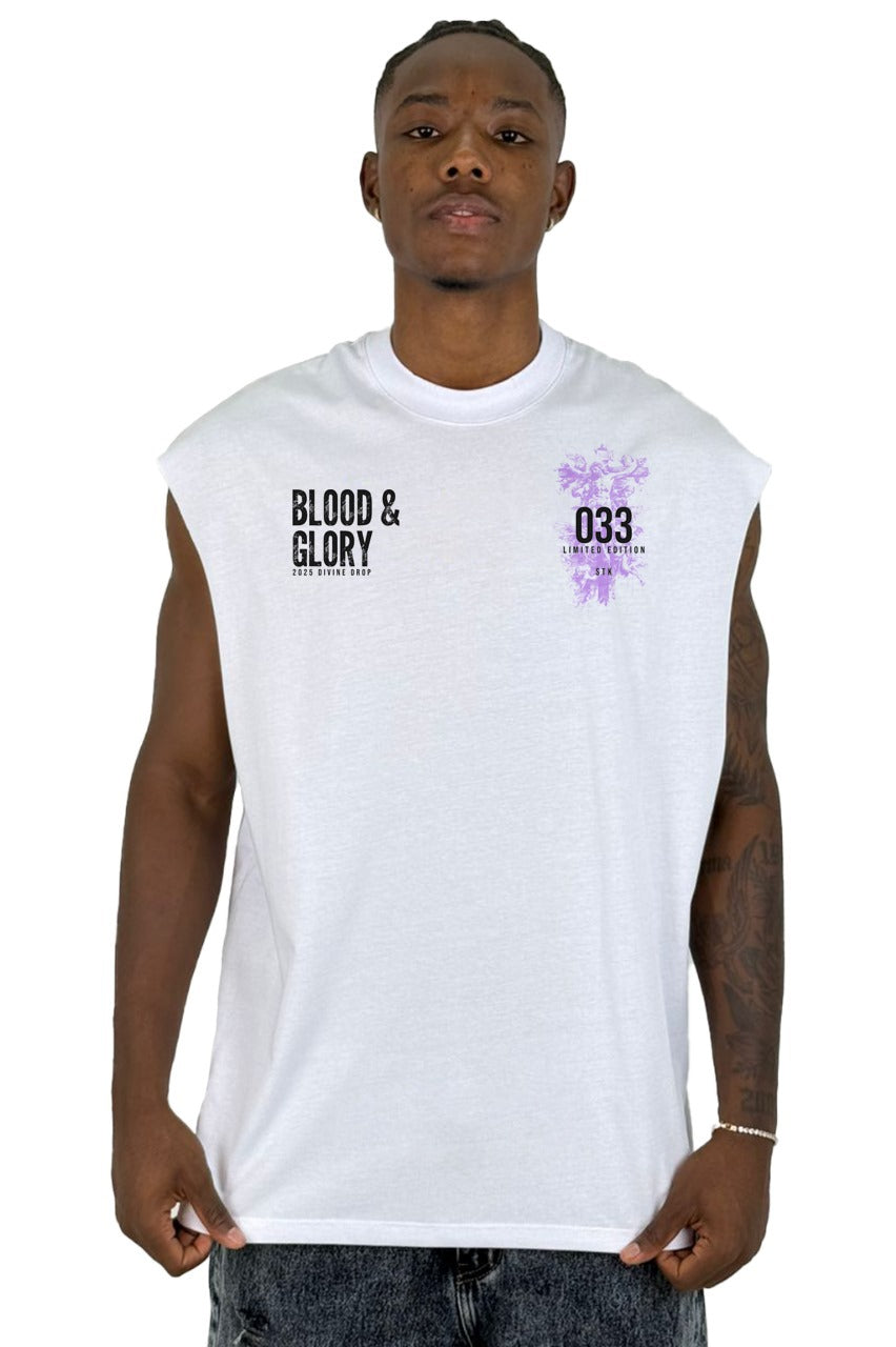 Camisilla Blanca Blood y Glory Alto Gramaje