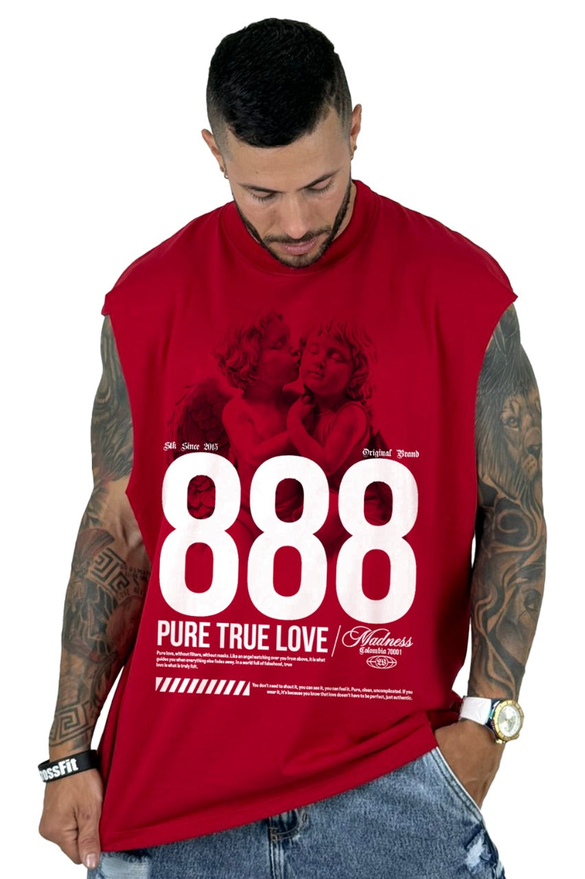 Camisilla Roja 888 Pure True Love Alto Gramaje