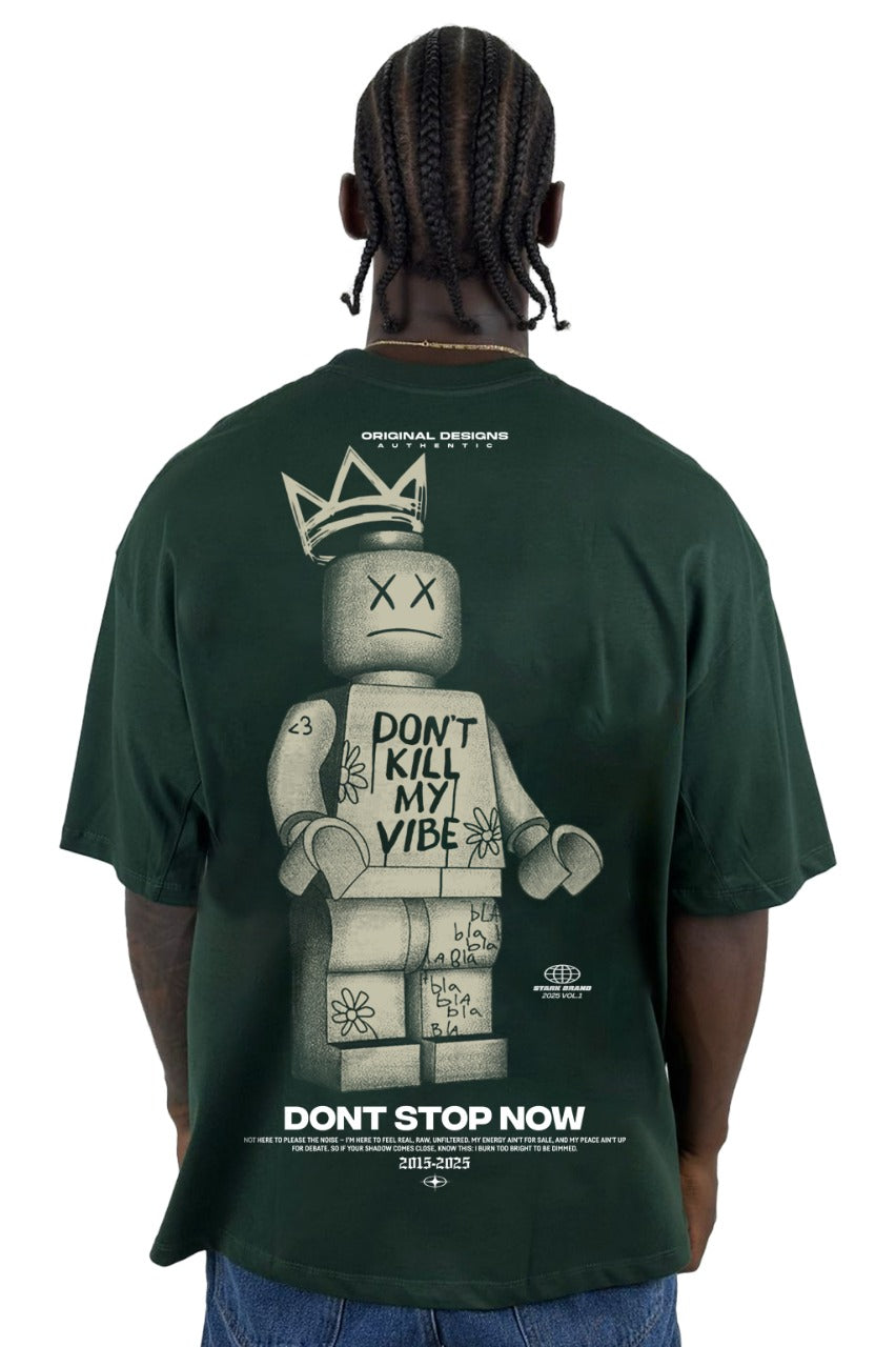 Oversize Verde Dont Stop Now Alto Gramaje